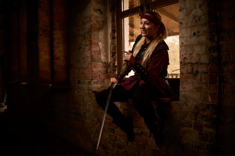 Grupa teatralna "Skazańcy" – Galeria 19 GothicUp Skazancy LarpReporter Kwiecien 20
