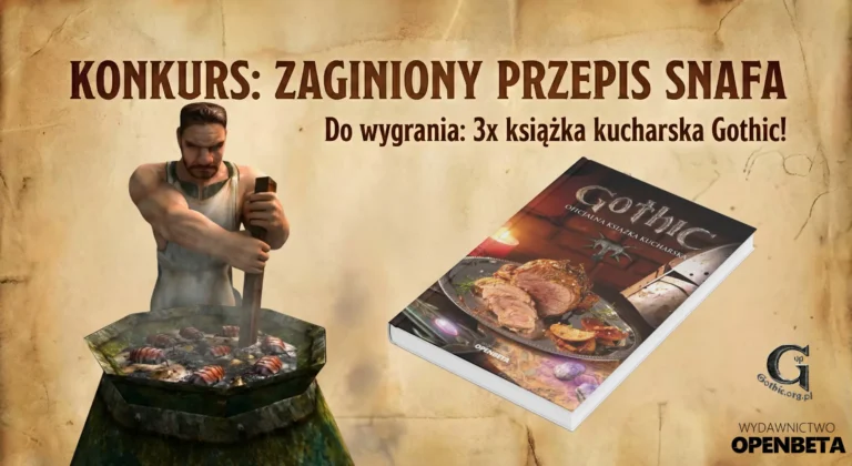 Konkurs: Zaginiony przepis Snafa – Wygraj jedną z 3 książek kucharskich ze świata Gothic