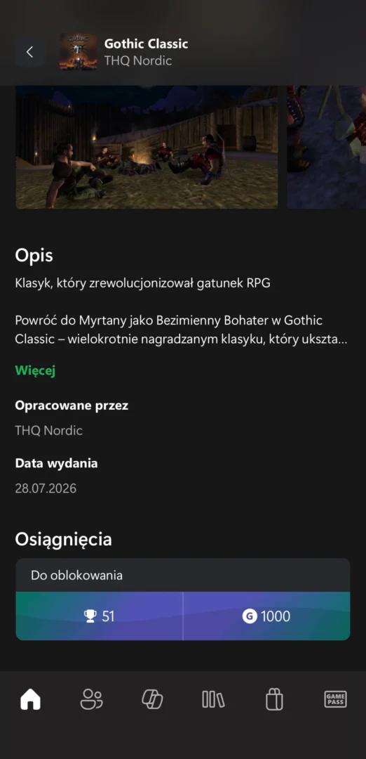 Gothic Classic na Xbox już w lipcu? Aktualizacja karty produktu daje nadzieję 6 Gothic Classic Xbox