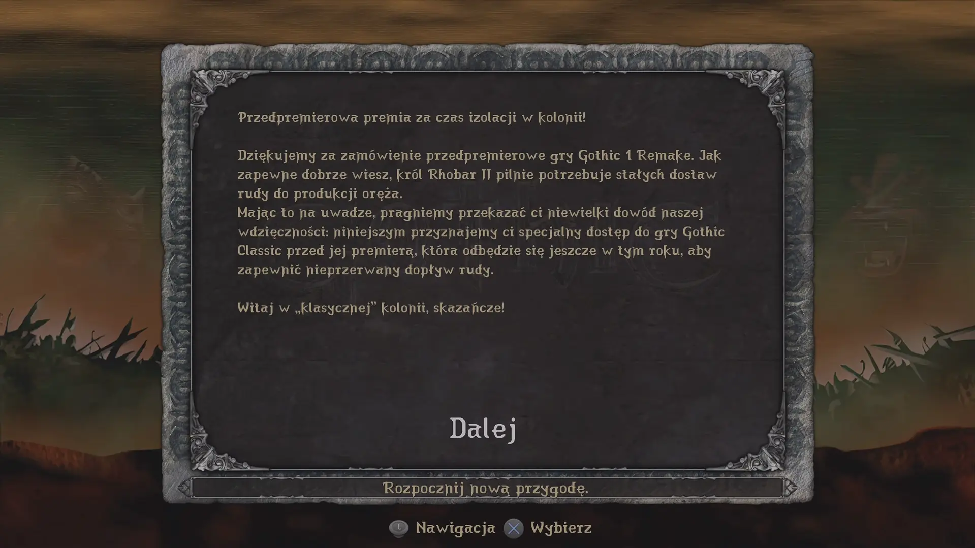 Znamy datę premiery Gothic 1, 2 i 3 Classic na konsole 10 GUP G1 PS5 1 0